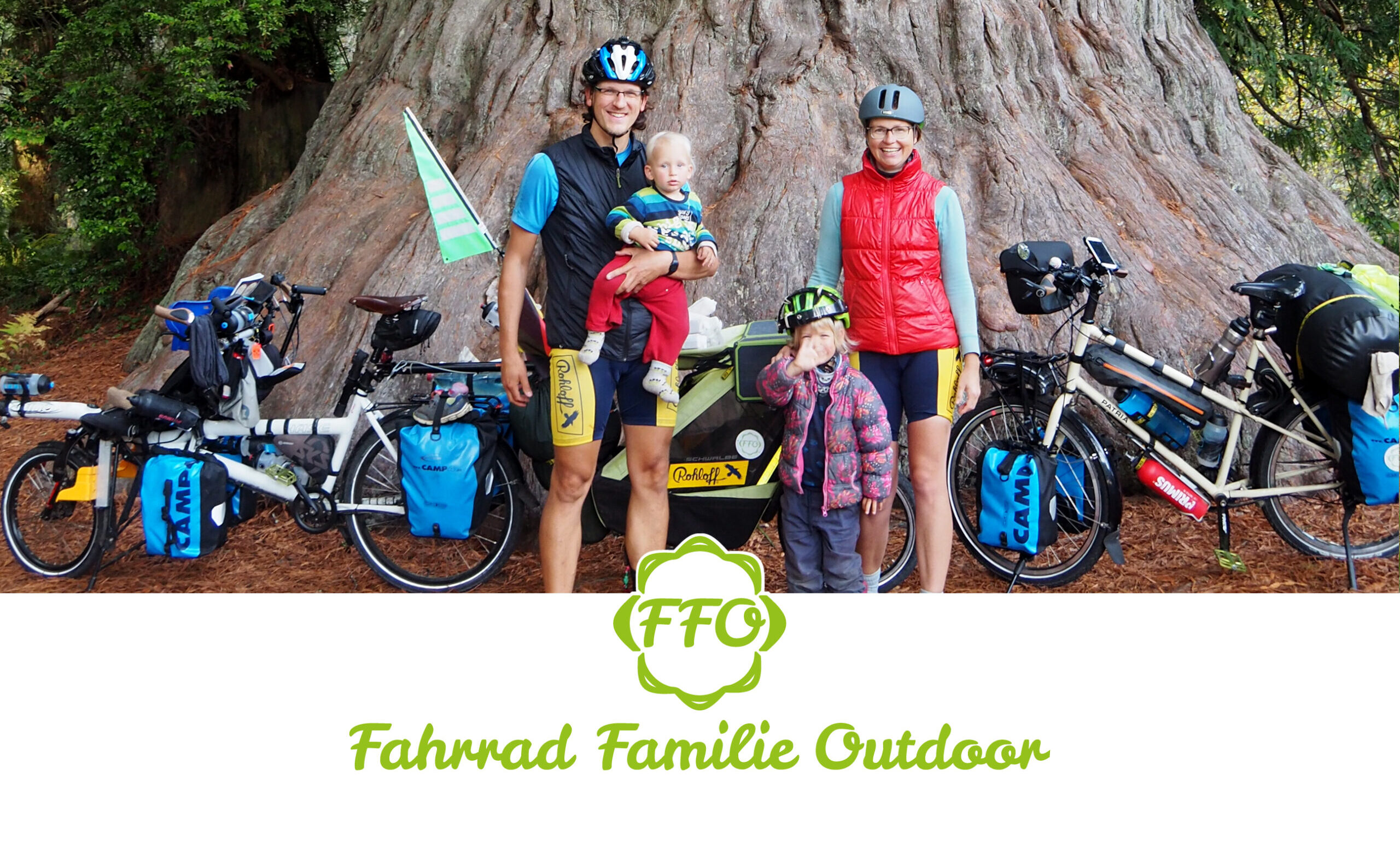 Fahrrad Familie Outdoor